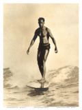 Hawaiian Surfer Duke Kahanamoku Posters