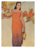 Healani, Royal Hawaiian Hotel Menu Cover c.1950s Posters by John Kelly