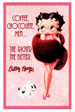 Betty Boop - Coffee, Chocolate Placa de lata