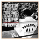 Muhammad Ali Square Placa de lata Muhammad Ali Square Placa de lata