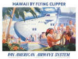 Pan Americans fliegender Klipper Kunstdruck