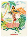 Matson Lines to Hawaii, Tropical Abundance c.1930s Art par Frank MacIntosh