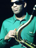 Ray Charles Taping a Coca-Cola Radio Commercial, 1967 Posters