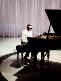 Ray Charles Filming for NBC Posters