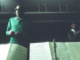 Ray Charles Taping a Coca-Cola Radio Commercial, 1967 Photo