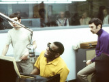 Ray Charles in the Recording Studio Posters