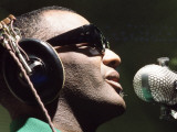 Ray Charles Taping a Coca-Cola Radio Commercial, 1967 Posters