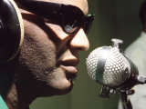 Ray Charles Taping a Coca-Cola Radio Commercial, 1967 Posters