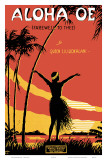 Aloha Oe, Farewell to Thee, Music Sheet, c.1930 Prints by LeMorgan 