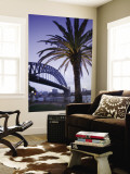Australia, New South Wales, Sydney, Sydney Harbour Bridge Wall Mural by Walter Bibikow