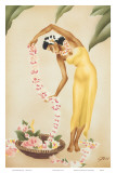 Creando un lei de flores Pósters por Gill Creando un lei de flores Pósters por Gill
