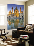 St. Charles Church, Karlsplatz, Vienna, Austria Wall Mural by Jon Arnold