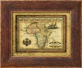 Crackled Map of Africa Poster by Deborah Bookman