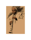 Sidney Bechet Giclee Print by Clifford Faust