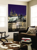 Castle and St Vitus Cathedral, Prague, Czech Republic Wall Mural by Jon Arnold