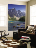 Moraine Lake and Valley of 10 Peaks, Banff National Park, Alberta, Canada Wall Mural by Michele Falzone