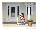 American Porch Print by Daniel Pollera