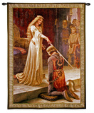 The Accolade Wall Tapestry by Edmund Blair Leighton