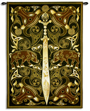 Warrior Wall Tapestry by Jen Delyth