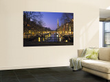 Prinsengracht and Wsterkerk, Amsterdam, Holland Wall Mural by Jon Arnold