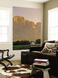 Boschendal Wine Estate, Franschoek, Cape Province, South Africa Wall Mural by Walter Bibikow