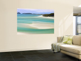Whitehaven Beach, Witsunday Islands, Queensland, Australia Wandgemälde von Michele Falzone