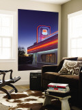 USA, New Mexico, Albuquerque, Route 66 Diner Wall Mural by Alan Copson