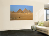 Pyramids at Giza, Cairo, Egypt Reproduction murale géante par Jon Arnold