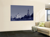 St. Basil's Cathedral and Kremlim, Red Square, Moscow, Russia Wall Mural by Jon Arnold
