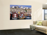 Fishing Cottages, Smogen, Sweden Wall Mural by Walter Bibikow