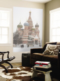 St. Basil's Cathedral, Red Square, Moscow, Russia Wall Mural by Ivan Vdovin