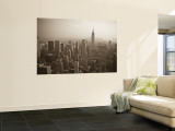 Manhattan Skyline Including Empire State Building, New York City, USA Reproduction murale géante par Alan Copson