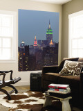 Empire State Bldg, Manhatten, New York City, USA Reproduction murale géante par Walter Bibikow