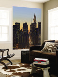 42nd Street and Chrysler Bldg, New York, USA Wall Mural by Walter Bibikow