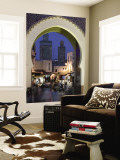 Bab Bou Jeloud Gate, Fes El-Bali, Fes, Morocco Wall Mural by Walter Bibikow