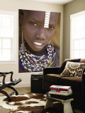 Portrait of a Girl of the Galeb Tribe, Lower Omo Valley, Ethiopia Mural por Gavin Hellier Portrait of a Girl of the Galeb Tribe, Lower Omo Valley, Ethiopia Mural por Gavin Hellier