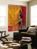 Morocco, Essaouira, Medina, Carpets Hanging Ouside Shop Wall Mural by Jane Sweeney