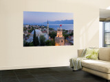 Clocktower, and Tekeli Memet Pasa Mosque, Kaleici, Antalya, Mediterranean Coast, Turkey Wall Mural by Gavin Hellier
