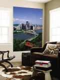 Duquesne Incline Cable Car and Ohio River, Pittsburgh, Pennsylvania, USA Wall Mural by Steve Vidler