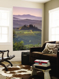 Farmhouse, Val D' Orcia, Tuscany, Italy Mural por Doug Pearson