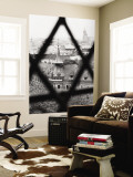 Old Town from Window of Wavel Cathedral, Krakow, Poland Wall Mural by Walter Bibikow