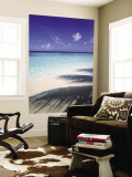 Tropical Beach at Maldives, Indian Ocean Wall Mural by Jon Arnold