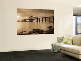 Forth Road and Rail Bridges, Firth of Forth, Edinburgh, Scotland, UK Wall Mural by Alan Copson