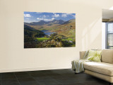 View to Llynnau Mymbyr and Mt Snowdon, North Wales Reproduction murale géante par Peter Adams