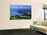 Spiez, Lake Thun, Berner Oberland, Switzerland Reproduction murale géante par Peter Adams