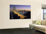 Oakland Bay Bridge, San Francisco, California, USA Wall Mural by Walter Bibikow