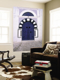 Blue Door, Sidi Bou Said, Tunisia Wall Mural by Jon Arnold