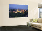 Alhambra Palace, Granada, Granada Province, Andalucia, Spain Wall Mural by Alan Copson