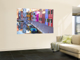 Burano, Venice, Italy Wall Mural by Alan Copson Burano, Venice, Italy Wall Mural by Alan Copson