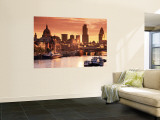 London and River Thames, England Wall Mural by Doug Pearson